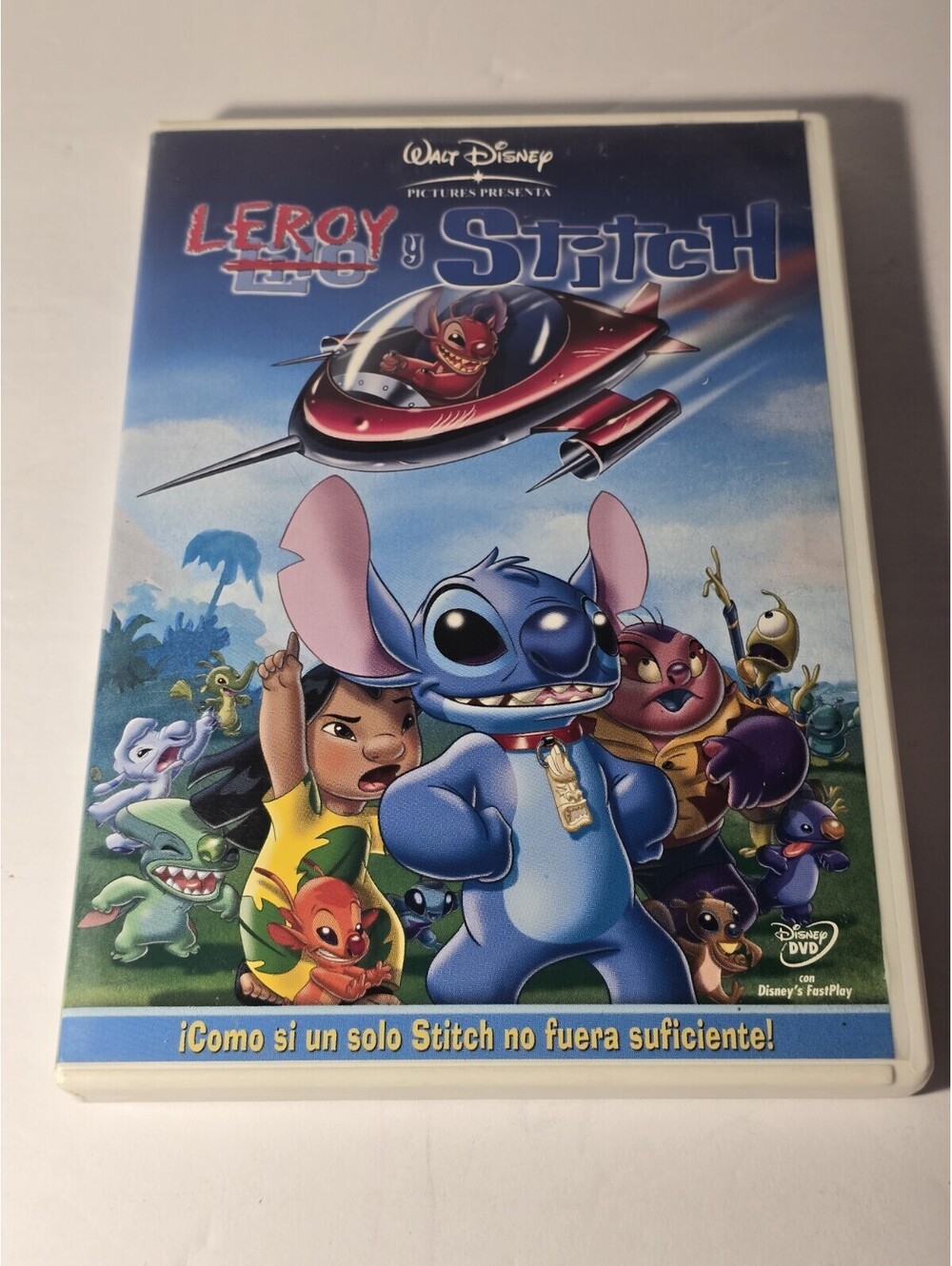 Leroy & Stitch DVD Disney Latino Mexico Spanish Region 1 4 2006 Rare OOP